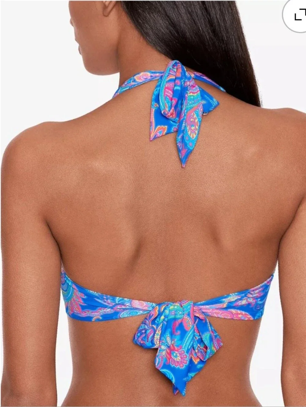 Ralph Lauren Blue Paisley Bikini Set NWT